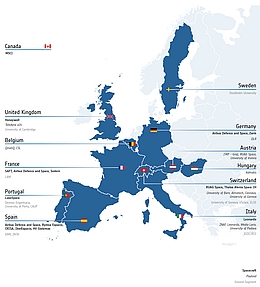 Zu CHEOPS beitragende Länder
(Bild: ESA)