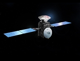 ExoMars Trace Gas Orbiter mit Kapsel für experimentellen Marslander - Illustration
(Bild: ESA)