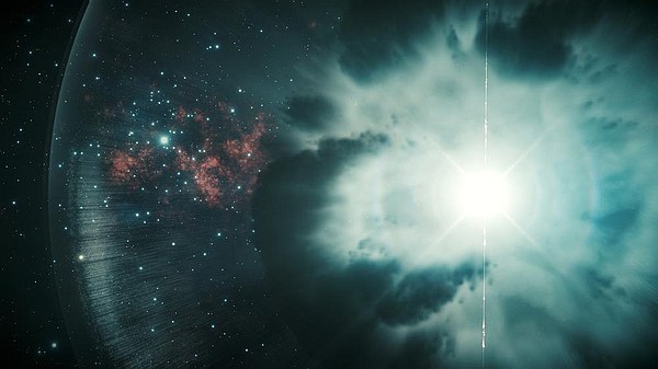 Gamma-Ray Bursts können von der Explosion eines sterbenden Sterns ausgelöst werden, in der sich ein Schwarzes Loch bildet. Aus der Umgebung des Schwarzen Lochs schießen mächtige Materiestrahlen (sogenannte Jets) in entgegengesetzte Richtungen ins All, in denen elektrisch geladene Teilchen beschleunigt werden, die wiederum in der Wechselwirkung mit Magnet- und Strahlungsfeldern Gammastrahlung erzeugen.
(Bild: DESY, Science Communication Lab)