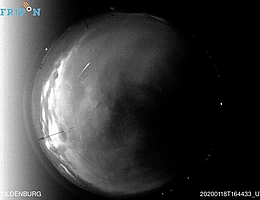 FRIPON Meteor-Sichtung 18. Januar 2020. (Bild: FRIPON Network)
