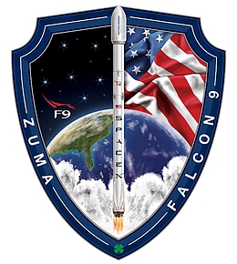 Missionpatch zum Falcon-9-Flug mit Zuma (Bild: SpaceX)