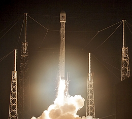 F9v1.1 Liftoff (Bild: SpaceX)