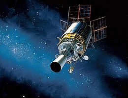 DSP-Satellit - künstlerische Darstellung
(Bild: USAF via Wikipedia)