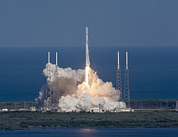 Start Falcon 9 mit Thaicom 8.
(Bild: SpaceX)