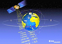 Galileo-Satellit über der Erde - Illustration
(Bild: ESA)
