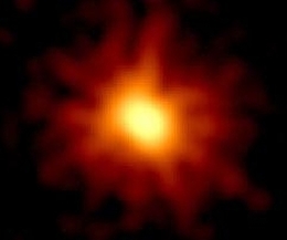 GRB 080319B im Gammaspektrum
(Bild: NASA/Swift/Stefan Immler et al.)
