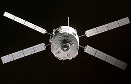 Die Basis für das Versorgungsmodul: das ATV im Anflug auf die ISS. (Bild: ESA)