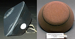 Stardust-Kapsel mit PICA-Schild und Materialprobe
(Bilder: NASA)