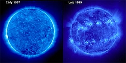 Unsere Sonne im Röntgenbereich, aufgenommen von den Sonden SOHO und Ulysses (Bild: ESA)