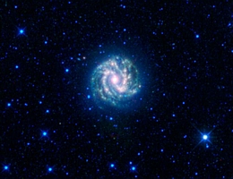 Die Südliche Feuerradgalaxie.
(Bild: NASA)