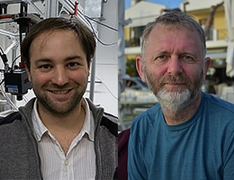 Dr. Antoine Pommerol, links, Prof. Dr. Nicolas Thomas, rechts. (Bilder: zvg)