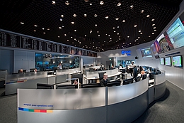 ESA-Kontrollzentrum ESOC Darmstadt (Bild: ESA / J. Mai / CC BY-SA 3.0 IGO)