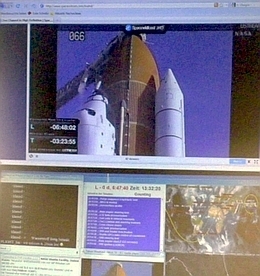 Hauptbildschirm des Mission Control Center Darmstadt. (Bild: Raumfahrer.net)