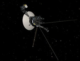 Voyager 1 im All - Illustration. (Bild: NASA)