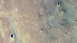 Schlammvulkane auf dem Mars? (Bild: ESA/DLR/FU Berlin CC BY-SA 3.0 IGO)