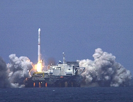 Zenit-3SL-Start mit Galaxy 3C. (Bild: Sea Launch)