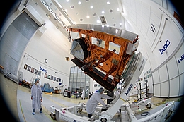 Sentinel-6 Michael Freilich bei der IABG.
(Bild: ESA / S. Corvaja)