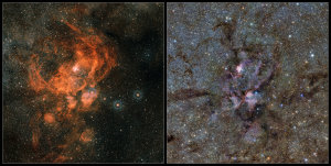 ESO, VVV Survey, Digitized Sky Survey 2, D. Minniti. Acknowledgement: Ignacio Toledo