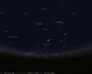 Screenshot aus Stellarium ; www.stellarium.org