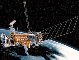 DMSP Block-5D3-Satellit im All - Illustration (Bild: NRO)