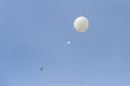 Start des Stratosphärenballons mit Mayak (Bild: Mayak-Team / Alexander Shaenko)