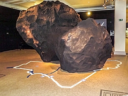 Kometenmodell im Naturkundemuseum Berlin (Bild: A. Weise)
