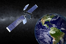 Sky Mexico 1 über der Erde - Illustration (Bild: Orbital ATK)