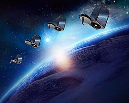 SkySats über der Erde - Illustration
(Bild: Terra Bella)