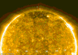 Fußabdruck des Sonnenwindes (Bild: Solar Orbiter/EUI Team/ ESA & NASA; CSL, IAS, MPS, PMOD/WRC, ROB, UCL/MSSL, LFO/IO; Imperial College)
