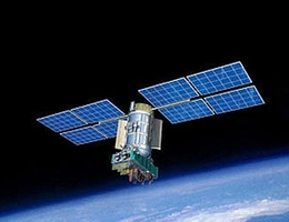 Uragan-M-Satellit für das Globale Navigations-Satelliten-System GloNaSS (Bild: Roskosmos)