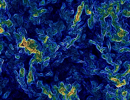 Computersimulationen magnetischer Strukturen unter sonnenähnlichen Bedingungen. (Bild: MPS (J. Warnecke))