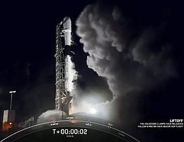 Falcon-9-Start am 6. Juni 2021. (Bild: Webcast SpaceX)