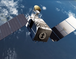 Fengyun 3G (FY-3G) über der Erde - künstlerische Darstellung. (Grafik: National Satellite Meteorological Center The Eighth Research Institute of China Aerospace Science and Technology Corporation)