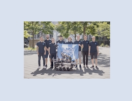 Mit ihrem Mars-Rover ARES tritt das FRoST-Team der Frankfurt UAS erneut bei der European Rover Challenge in Polen an. (Foto: Frankfurt UAS)