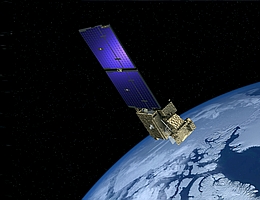 Arctic Weather Satellite (AWS) über der Erde - Illustration. (Bild: ESA)