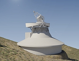 Grafische Darstellung des European Solar Telescope. (Grafik: IDOM)