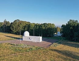 Das Weltraumüberwachungsradar Custodian basiert auf dem vom Fraunhofer FHR im Auftrag der Deutschen Raumfahrtagentur im DLR entwickelten GESTRA (German Experimental Space Surveillance und Tracking Radar) in Koblenz. (Foto: Fraunhofer FHR)