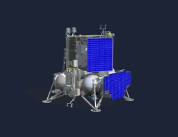 Luna-27-Variante - künstlerische Darstellung. (Grafik: Lawotschkin)