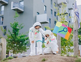 Missionslogo gesucht. (Bild: Christoph Wehrer / Stiftung Haus der kleinen Forscher)