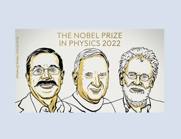 Nobelpreis für Physik 2022 (v.l.n.r.): A. Aspect, J. F. Clauser, A. Zeilinger. (Bild: Royal Swedish Academy of Sciences)