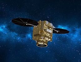 Pléiades Neo-Satellit im All - Illustration. (Bild: Airbus)