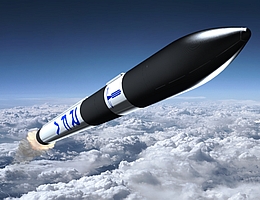RFA One im Flug - Illustration. (Bild: Rocket Factory Augsburg)