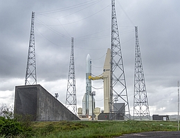 Ariane 6 im Rahmen des CTLO3 in Kourou am 15. Dezember 2023. (Bild: ESA/CNES/Arianespace/ArianeGroup/CSG)