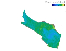 Wasserqualität im Bodensee vom All aus überwachen. (Bild: EnMap Commissioning Phase data 2022 DLR/AWI)