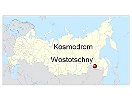 Positionskarte von Russland mit Wostotschny. (Grafik: Wikipedia / Uwe Dedering CC BY-SA 4.0)