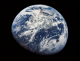 Der blaue Planet. (Bild. NASA)