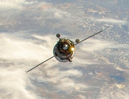 Progress-MS 20 im Anflug auf die ISS am 3. Juni 2022. (Bild: NASA)
