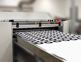 Laserdrucker beim Drucken von Zahnradlayern. (Bild: mz Toner Technologies GmbH)