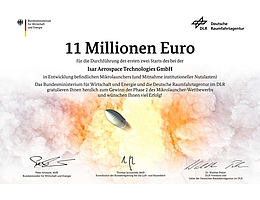 Herzlichen Glück­wunsch an Isar Aerospace. (Bild: DLR (CC-BY 3.0))