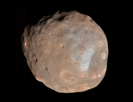 Marsmond Phobos. (Bild: NASA/JPL-Caltech/University of Arizona)